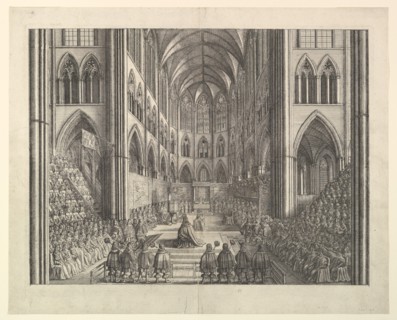 Coronation Procession of Charles II, 1662. Creator: Wenceslaus Hollar.