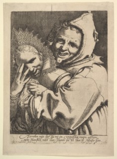 Fool with a Girl Looking Through Her Fingers. Creator: Werner Jacobsz. van den Valckert.