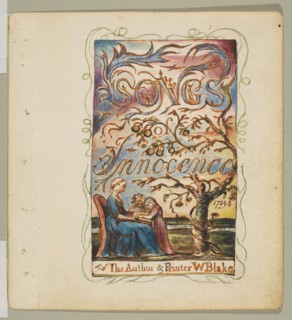 Songs of Innocence: Title Page, ca. 1825. Creator: William Blake.