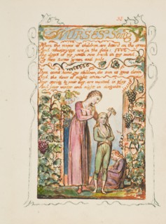 Songs of Innocence and of Experience: Nurses Song, ca. 1825. Creator: William Blake.