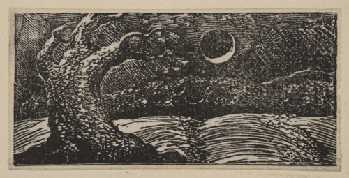 Blasted Trees and Flattened Crops, from Thornton's Pastorals of Virgil, 1821. Creator: William Blake.