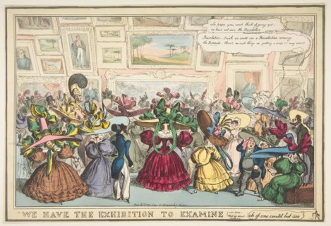 We Have the Exhibition to Examine, 1810-40. Creator: William Heath.