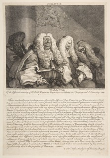 The Bench, September 1758. Creator: William Hogarth.