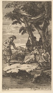 Cassandra, Frontispiece, Vol. 4, 1725. Creator: William Hogarth.