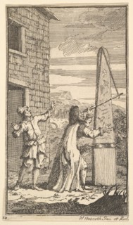 Sidrophel Examining the Kite Through His Telescope