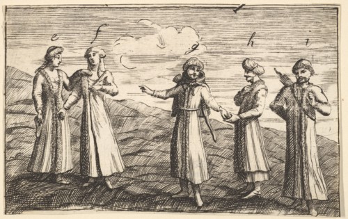 Five Standing Muscovites
