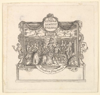 The Author's Benefit: Pasquin, 1736. Creator: Unknown.