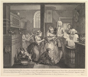 A Rake's Progress, Plate 5, June 25, 1735. Creator: William Hogarth.