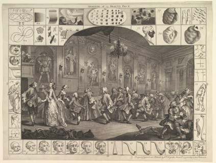 Analysis of Beauty, Plate 2, March 5, 1753. Creator: William Hogarth.