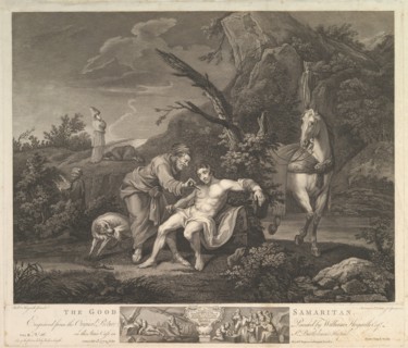 The Good Samaritan (St. Luke, Chap. 10, verse 30), February 24,1772. Creator: Simon François Ravenet.