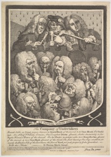 The Company of Undertakers, March 3, 1736. Creator: William Hogarth.