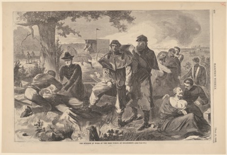 The Surgeon at Work at the Rear During an Engagement