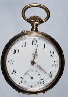 Old gold watch.  Creator: Unknown.