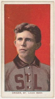 Criger, St. Louis, American League, from the White Border series