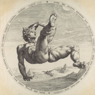Icarus, from The Four Disgracers, 1588.