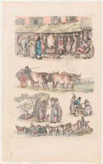 Plate 15, Outlines of Figures, Landscapes and Cattle...for the Use of Learners, June 1, 1790.