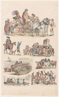 Plate 16, Outlines of Figures, Landscapes and Cattle...for the Use of Learners, June 1, 1790.