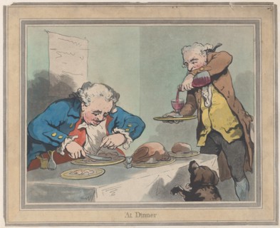 At Dinner, November 5, 1792.