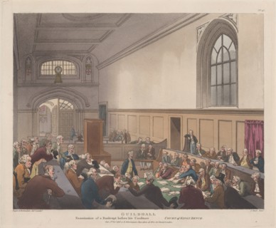 Guildhall, Examination of a Bankrupt before his Creditors