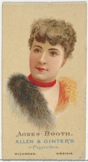 Agnes Booth, from World's Beauties, Series 2