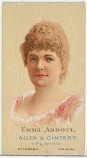 Emma Abbott, from World's Beauties, Series 2