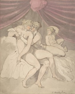 Nude Couple Embracing