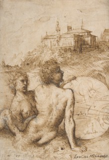 Two Satyrs in a Landscape
