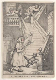 A Maiden Aunt Smelling Fire