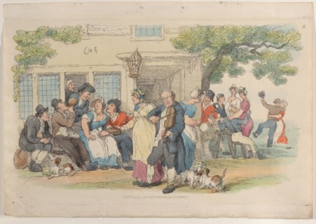 Plate 6: The Ale-House Door