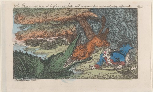 The Baron arrives at Ceylon