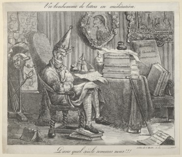 A Literary Fellow Meditating