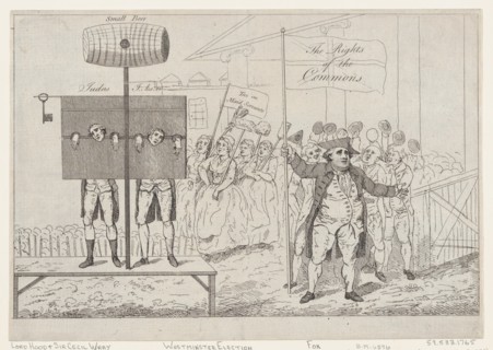 Sir Cecil Wray in the Pillory