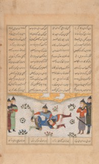 Rustam Wrestles with Puladvand