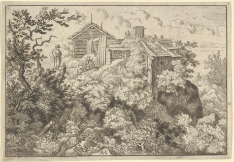 The Three Cottages on the Hill