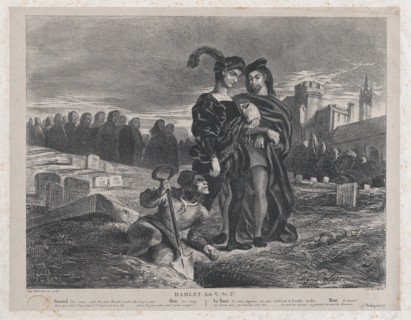 Hamlet Contemplating Yorick?s Skull
