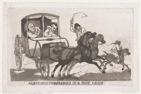 Agreeable Companions in a Post Chaise
