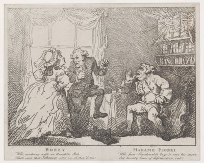 Bozzy and Madame Piozzi (Frontispiece