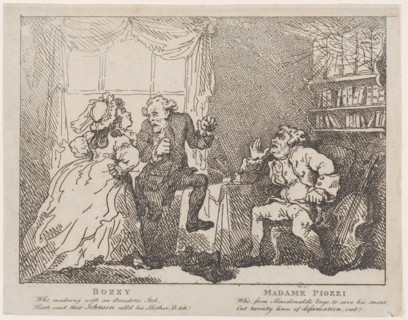 Bozzy and Madame Piozzi (Frontispiece