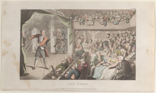 The Stage. George Primrose as "Horatio
