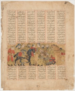 Rustam Pleads for Tus Before Kai Khusrau