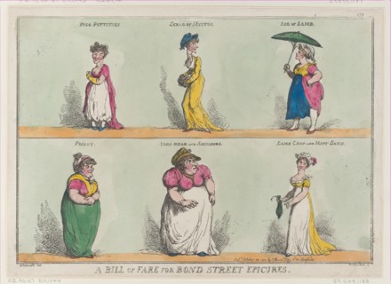 A Bill of Fare for Bond Street Epicures!!