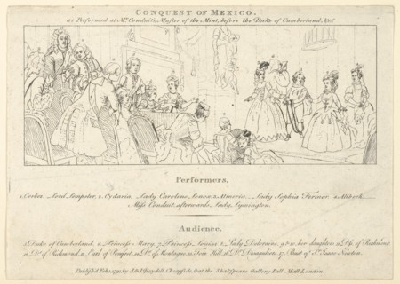 Key with List of Performers to: The Indian Emperor