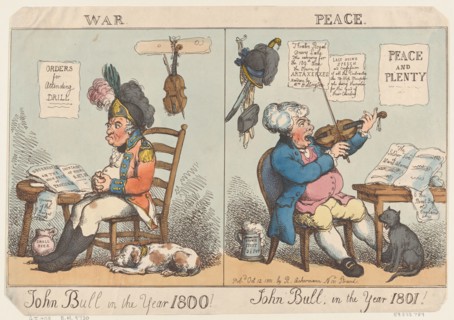 John Bull in the Year 1800! John Bull in the year 1801!