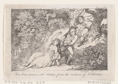 Tom Jones Rescues Mrs Waters from the Violence of Northerton