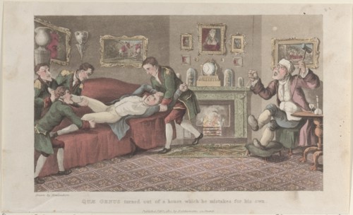 Quae Genus Turned out of a House Which He Mistakes for His Own