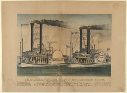 The Great Mississippi Steamboat Race-From New Orleans to St. Louis