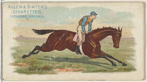 From The World's Racers series (N32) for Allen & Ginter Cigarettes