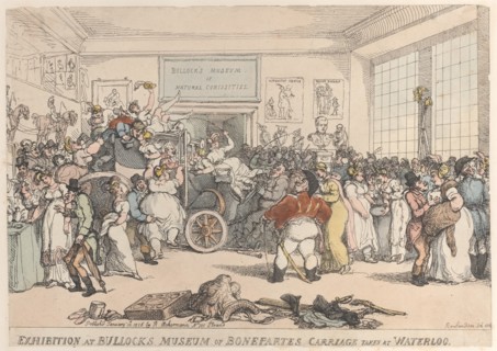 Exhibition at Bullock's Museum of Bonaparte's Carriage Taken at Waterloo