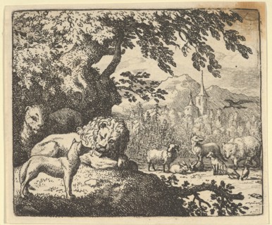 Renard Continues with His Lies. From Hendrick van Alcmar's Renard The Fox