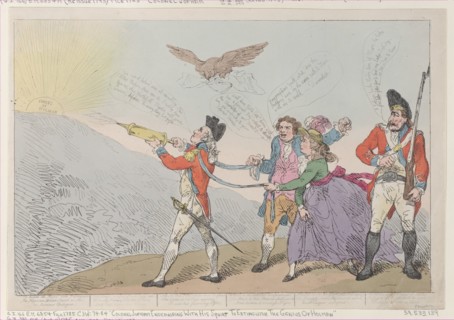 [Col. Topham Endeavoring with his Squirt to Extinguish the Genius of Holman]